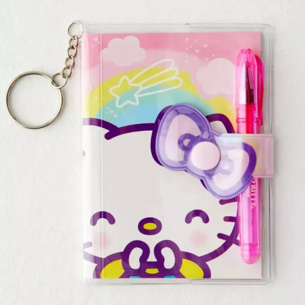 SANRIO HELLO KITTY Mini Keychain Journal with Pen NWT